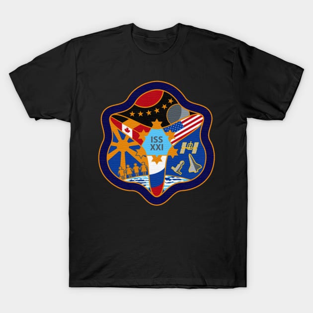 Black Panther Art - NASA Space Badge 77 T-Shirt by The Black Panther